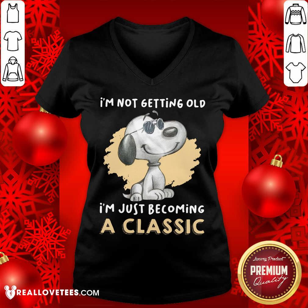 Wicked Snoopy I'm Not Getting Old I'm Just Becoming A Classic Shirt - Image 3