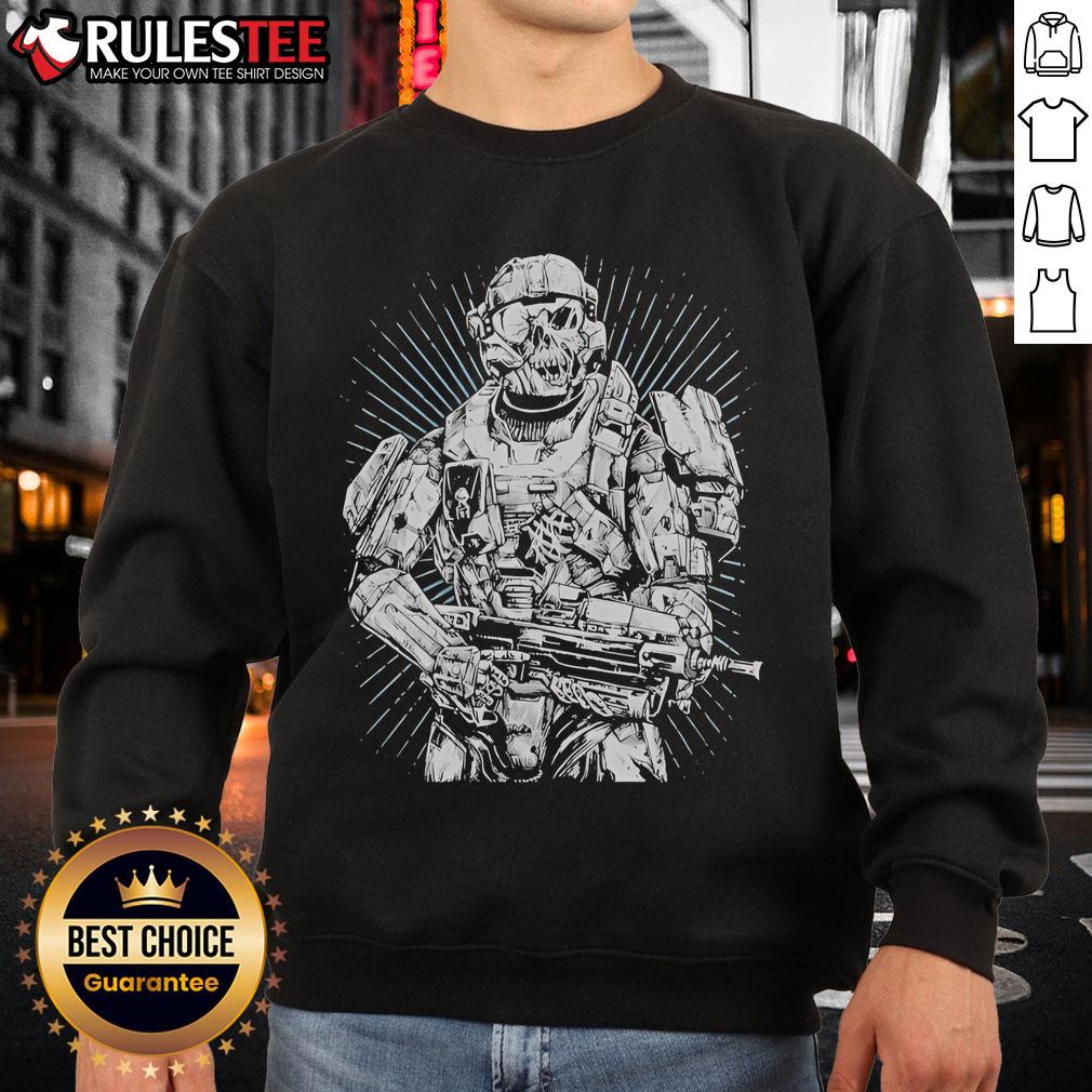 Awesome Blue Leader Threat Llama T-Shirt - Image 5