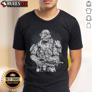 Awesome Blue Leader Threat Llama T-Shirt