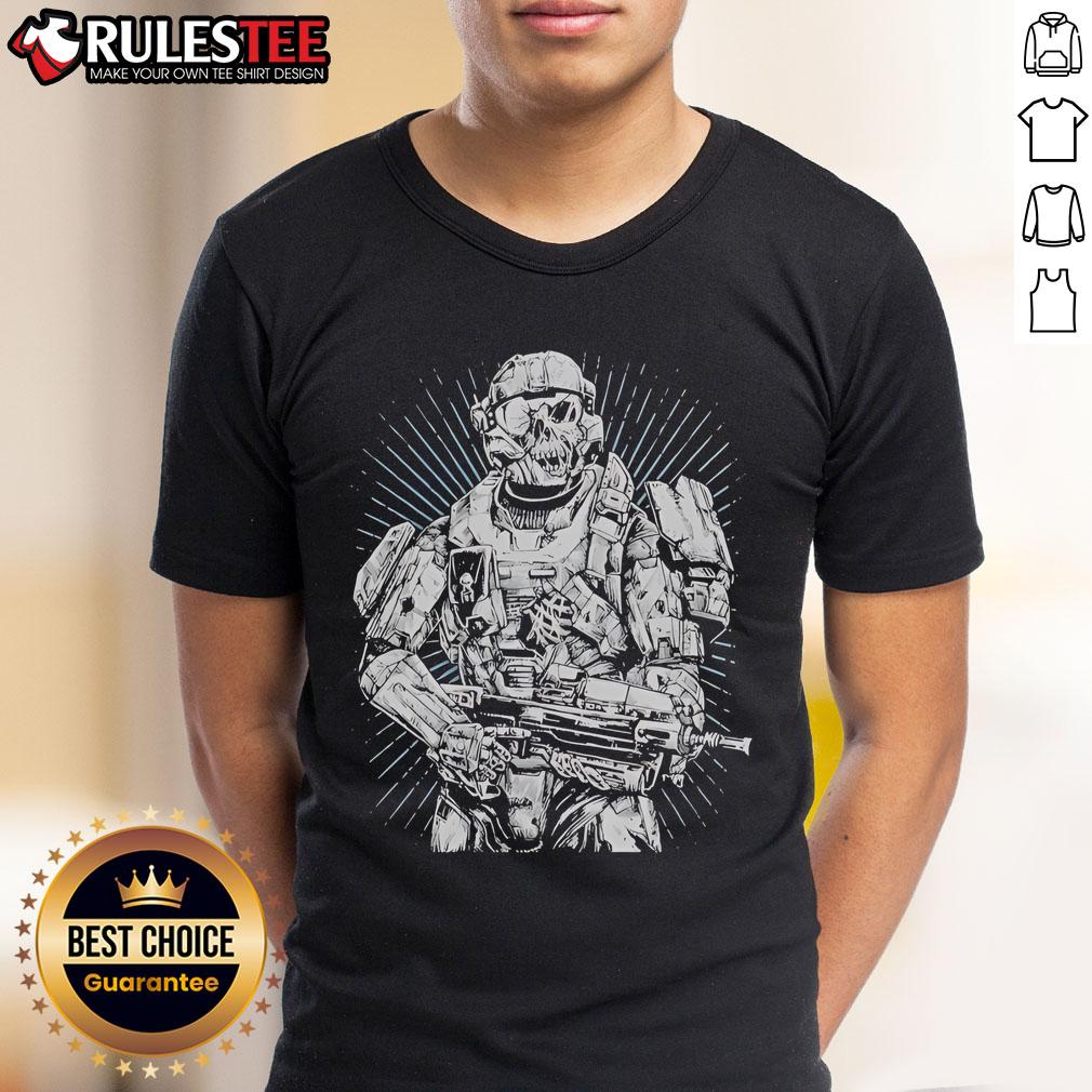 Awesome Blue Leader Threat Llama T-Shirt