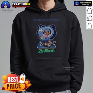 Alternative view of Premium Memphis Grizzlies Zootopia 2 T-Shirt