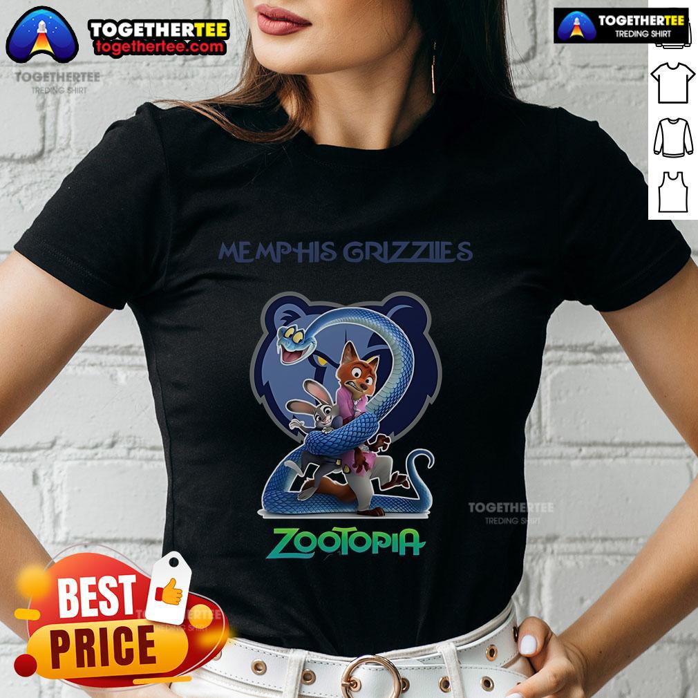 Premium Memphis Grizzlies Zootopia 2 T-Shirt - Image 3