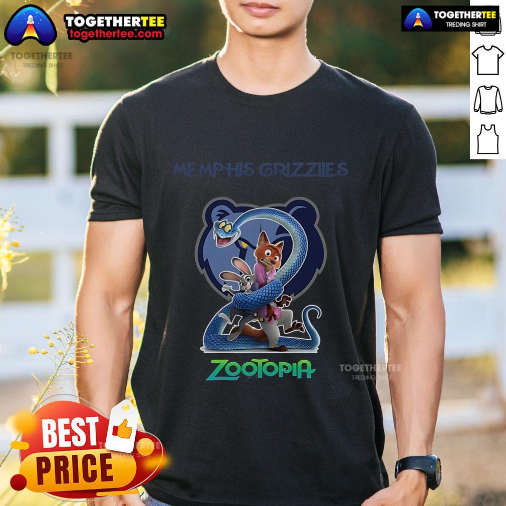 Premium Memphis Grizzlies Zootopia 2 T-Shirt