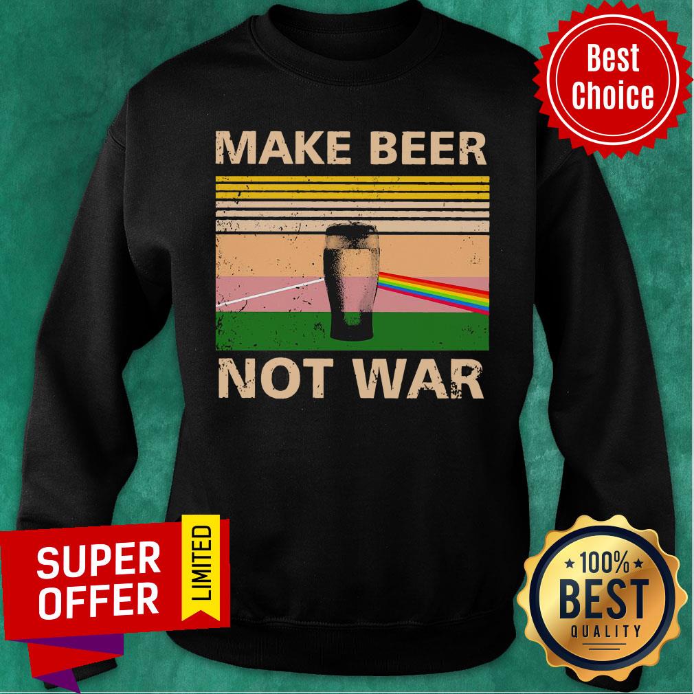 Awesome Male Beer Not War Vintage Shirt - Image 5