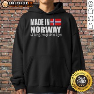 Alternative view of Premium Made In Norway Long Time Ago Flag T-Shirt