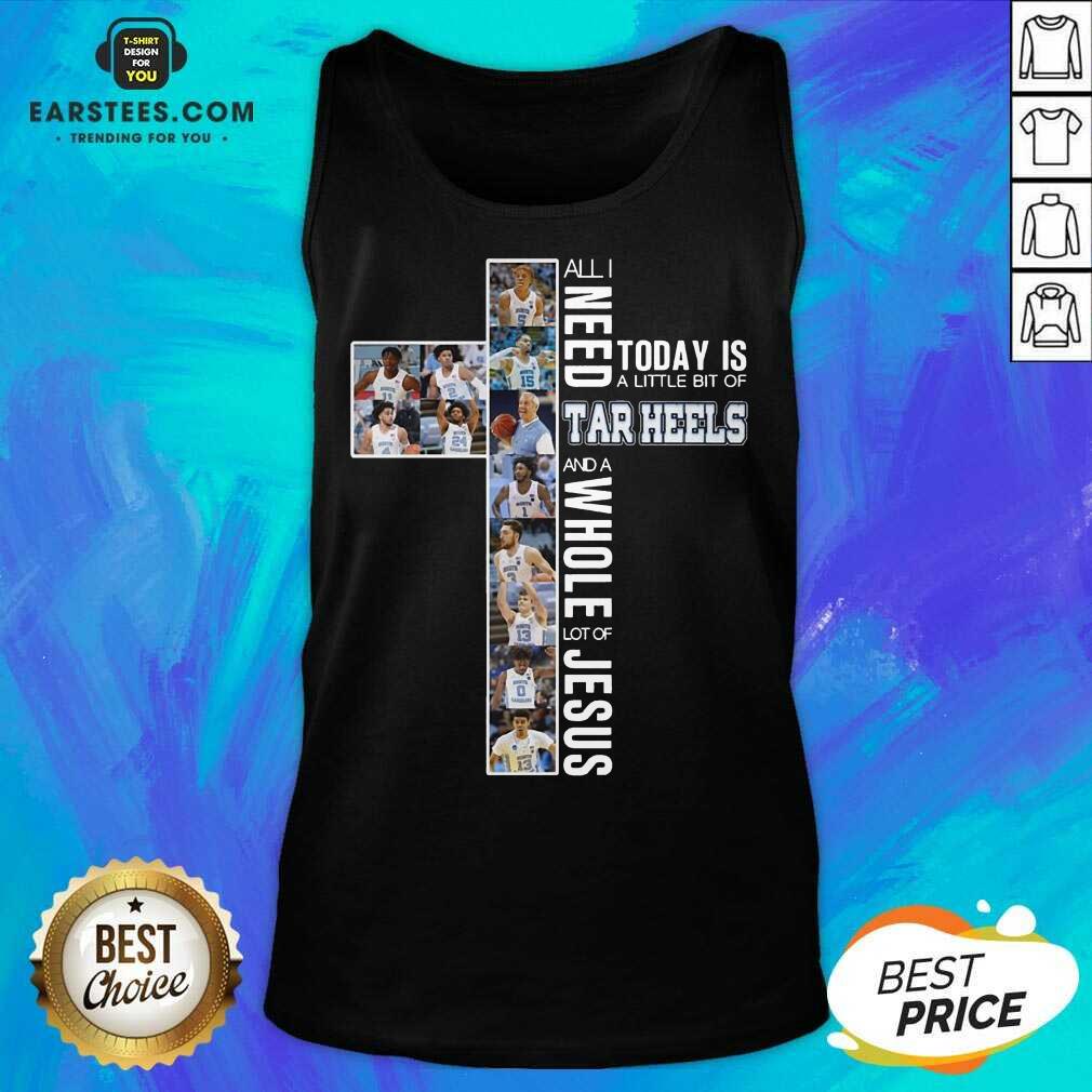 Good I Need A Bit Of Tar Heels Jesus 5 Shirt - Image 2