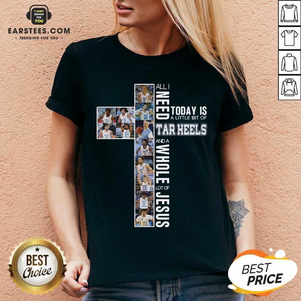 Good I Need A Bit Of Tar Heels Jesus 5 Shirt - Image 5