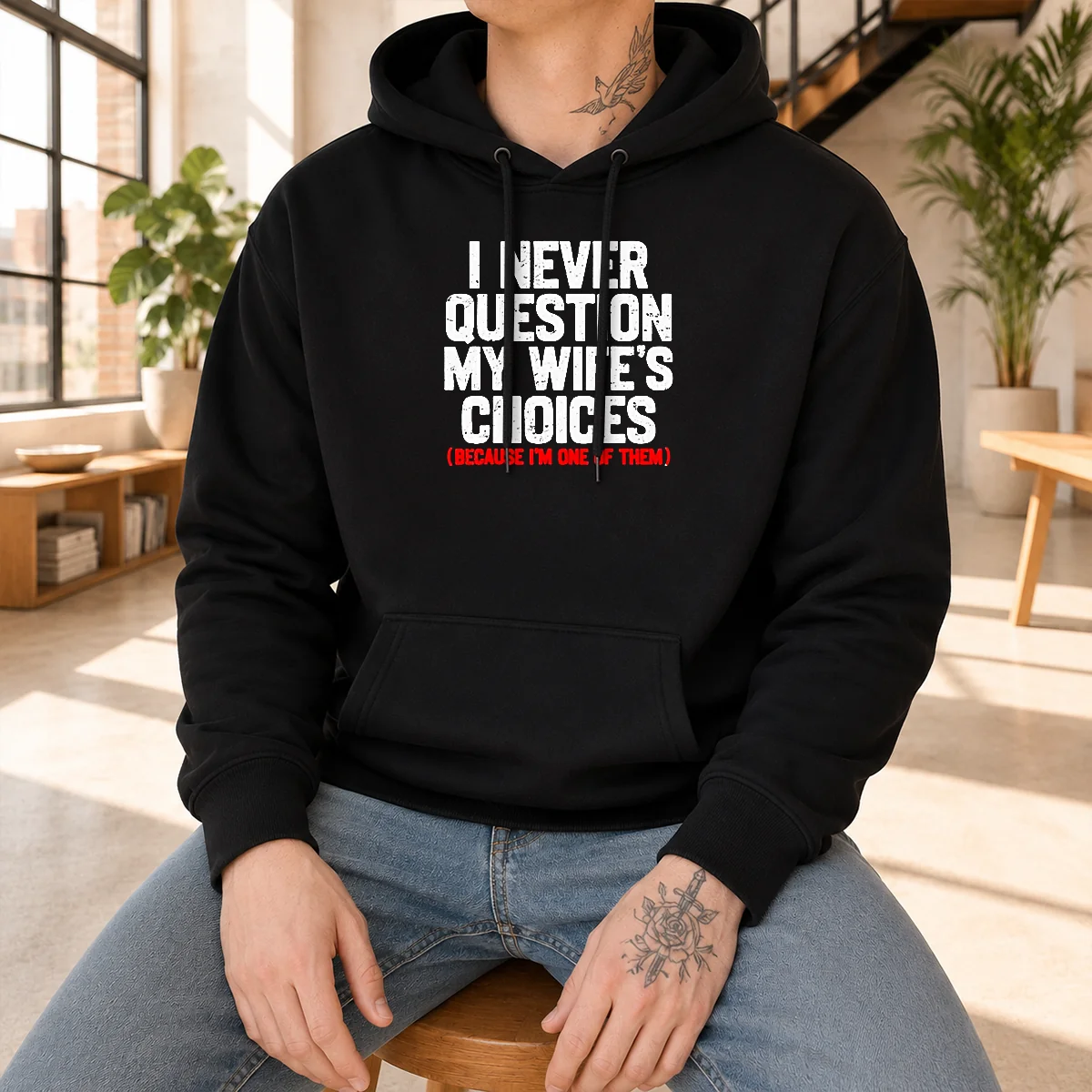Official I Never Question My Wife'S Choice Funny Shirt - Image 2