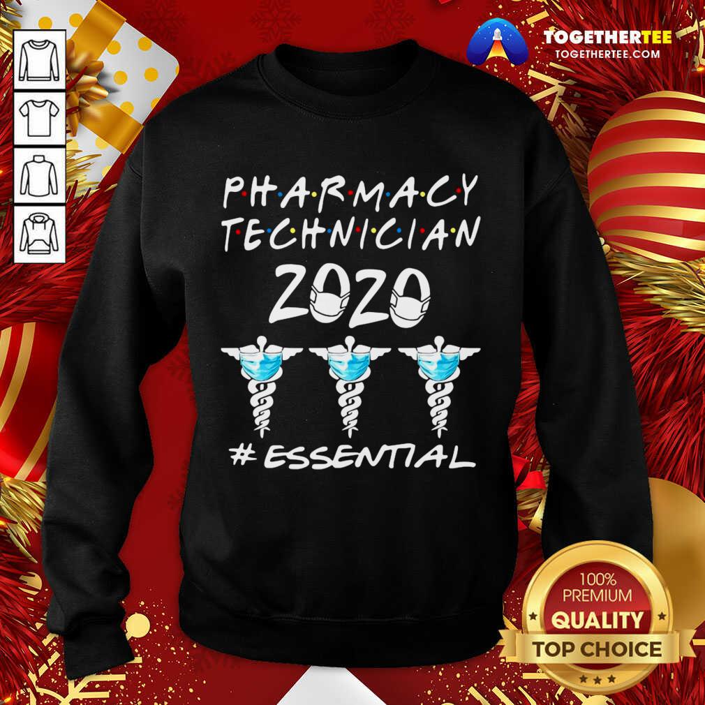 Official Pharmacy Technician 2020 #essential Shirt - Image 4