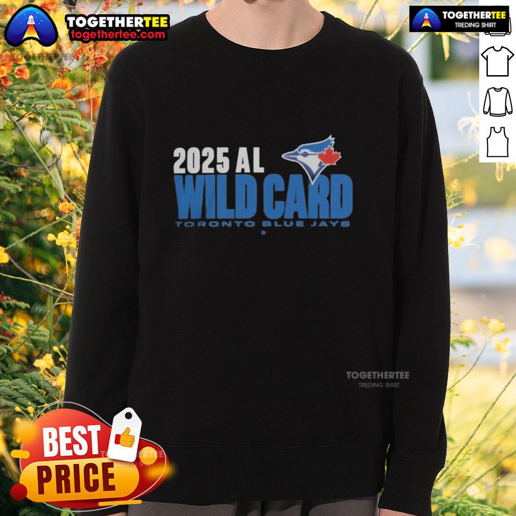 Happy Toronto Blue Jays 2025 MLB Playoffs American League Wild Card T-Shirt - Image 5