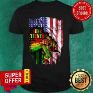 Strong June Teenth American Flag Shirt