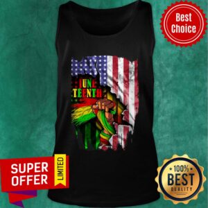 Alternative view of Strong June Teenth American Flag Shirt