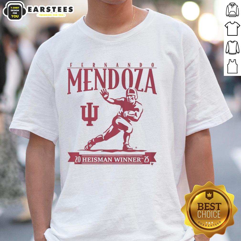 Awesome Indiana Football Fernando Mendoza Heisman Trophy T-Shirt
