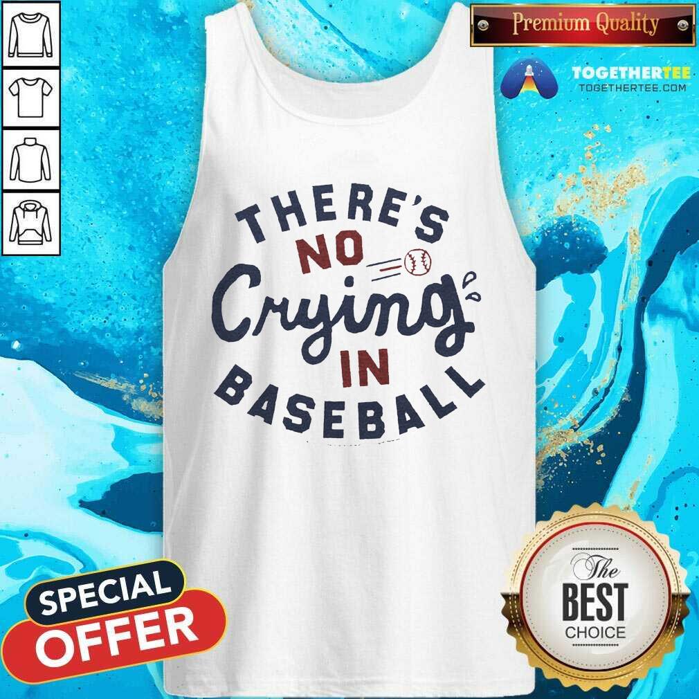 Official There's No Crying In Baseball T-Shirt - Image 4