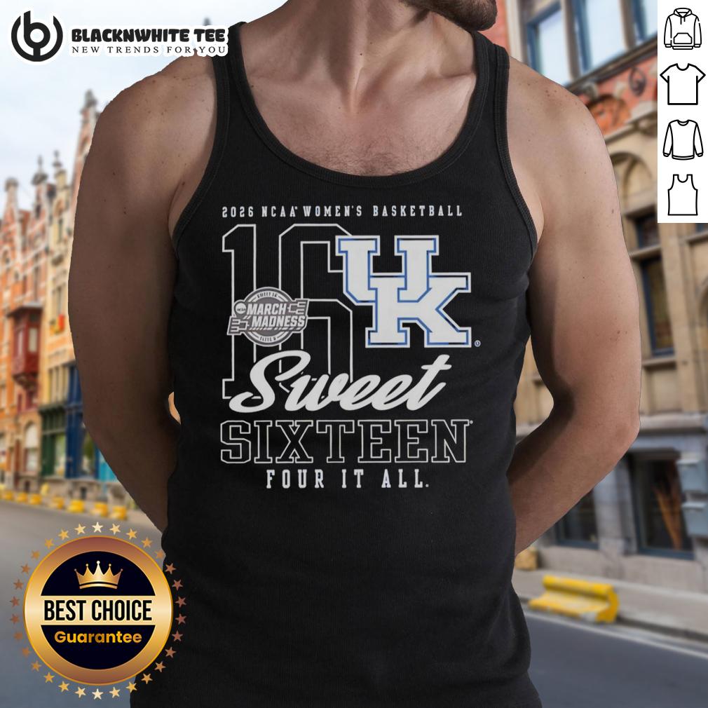Good Kentucky Wildcats Women's Basketball 2026 NCAA Sweet Sixteen March Madness T-Shirt - Image 4