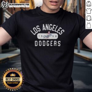 Top Los Angeles Dodgers 1958 Logo T-Shirt