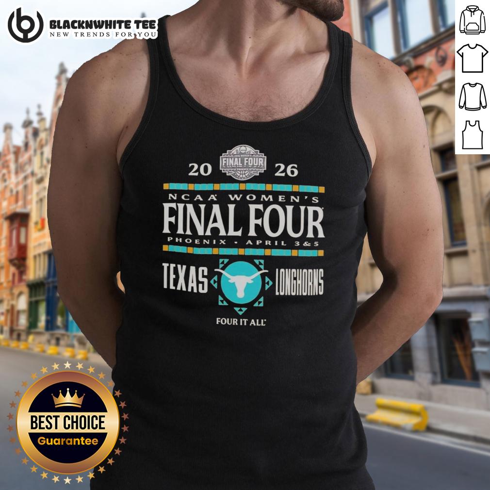 Nice Texas Longhorn NCAA Women's Basketball Final Four 2026 April 3 And 5 T-Shirt - Image 4