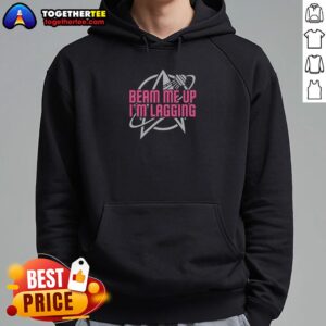 Alternative view of Original Lagging Beam Me Up T-Shirt