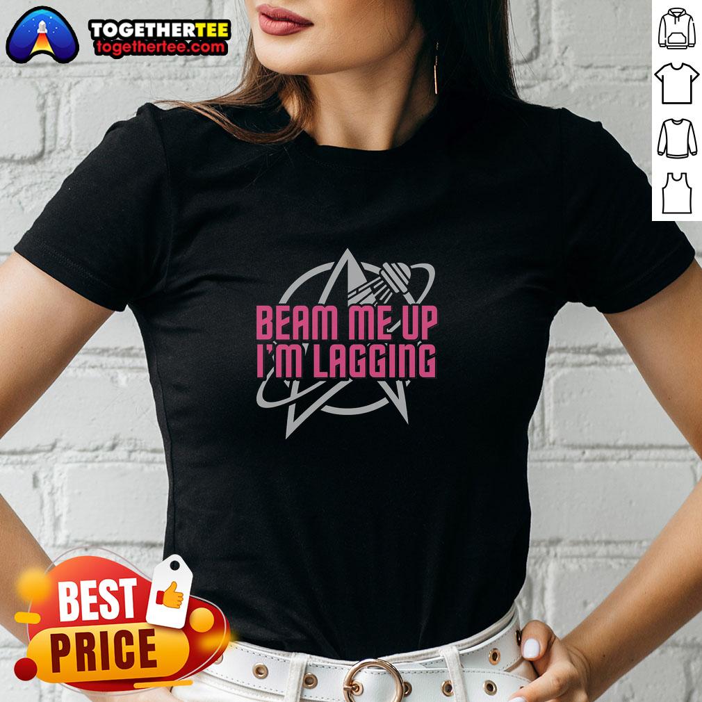 Original Lagging Beam Me Up T-Shirt - Image 3