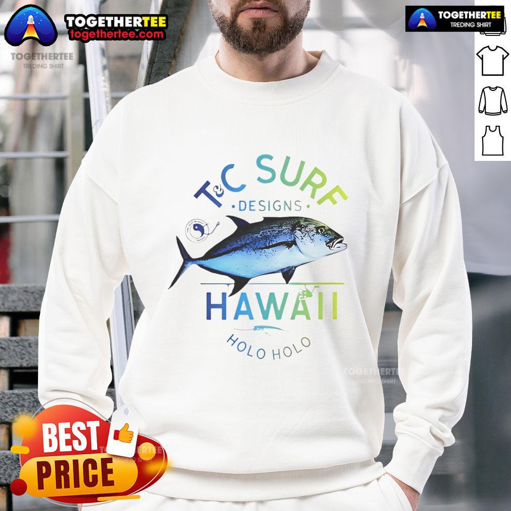 Premium Bluefin Tuna Surf T&C Surf Designs Hawaii Holo Holo Fishing T-Shirt - Image 4
