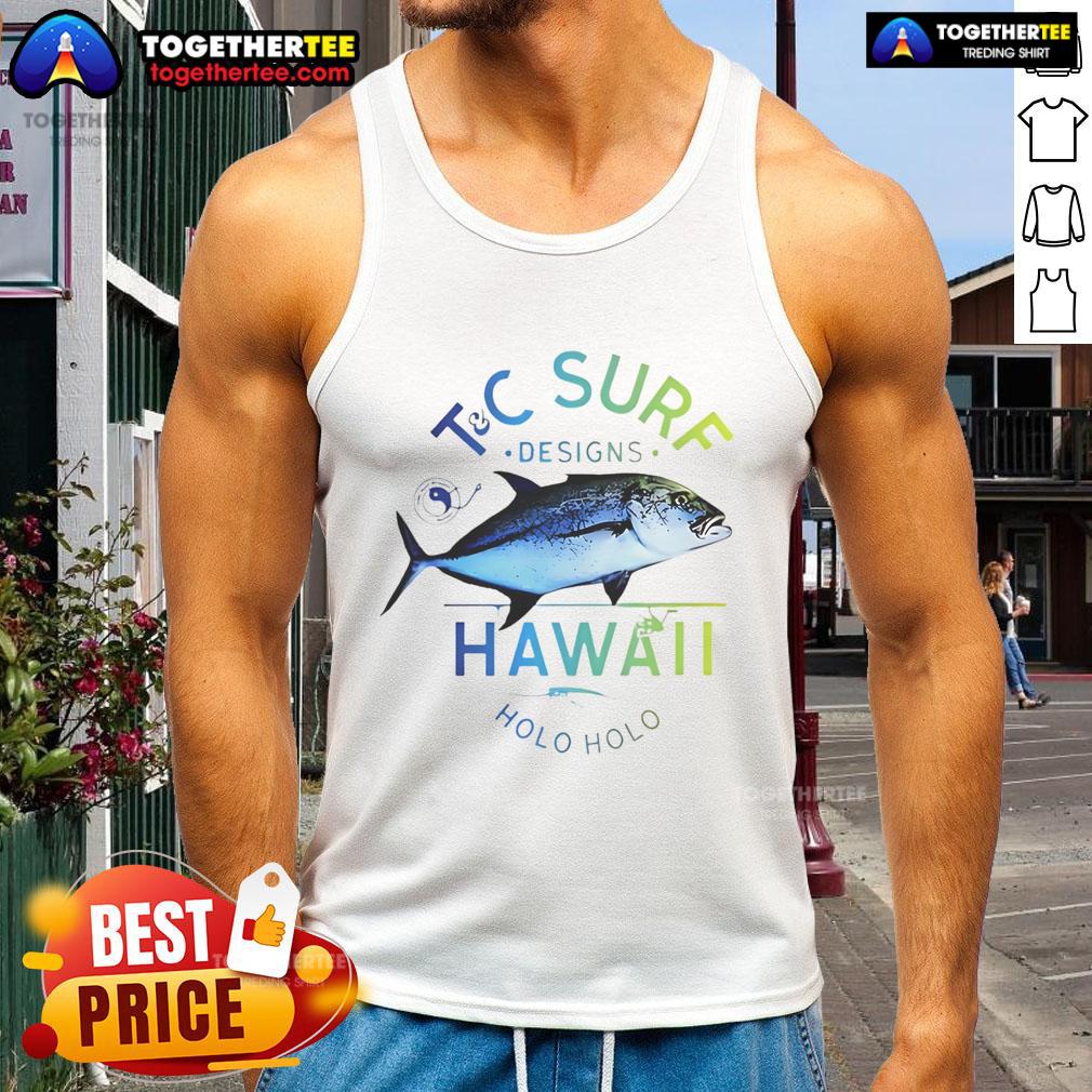 Premium Bluefin Tuna Surf T&C Surf Designs Hawaii Holo Holo Fishing T-Shirt - Image 3