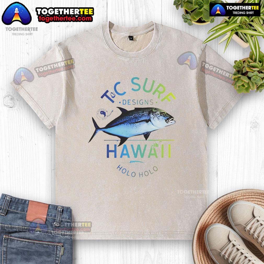 Premium Bluefin Tuna Surf T&C Surf Designs Hawaii Holo Holo Fishing T-Shirt - Image 5