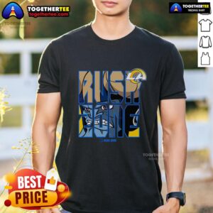 Top NFL Rush Zone Cartoon Los Angeles Rams Football T-Shirt