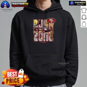 Alternative view of Top NFL Rush Zone Cartoon San Francisco 49ers Football Logo T-Shirt