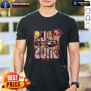 Top NFL Rush Zone Cartoon San Francisco 49ers Football Logo T-Shirt