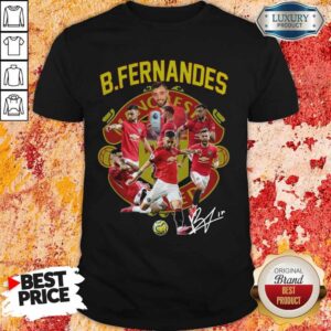 B.fernandes Manchester United Signature Shirt