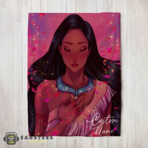 Good Whispers Of The Wind Pocahontas Colors Of The Wind Blanket Fleece Customized Blanket