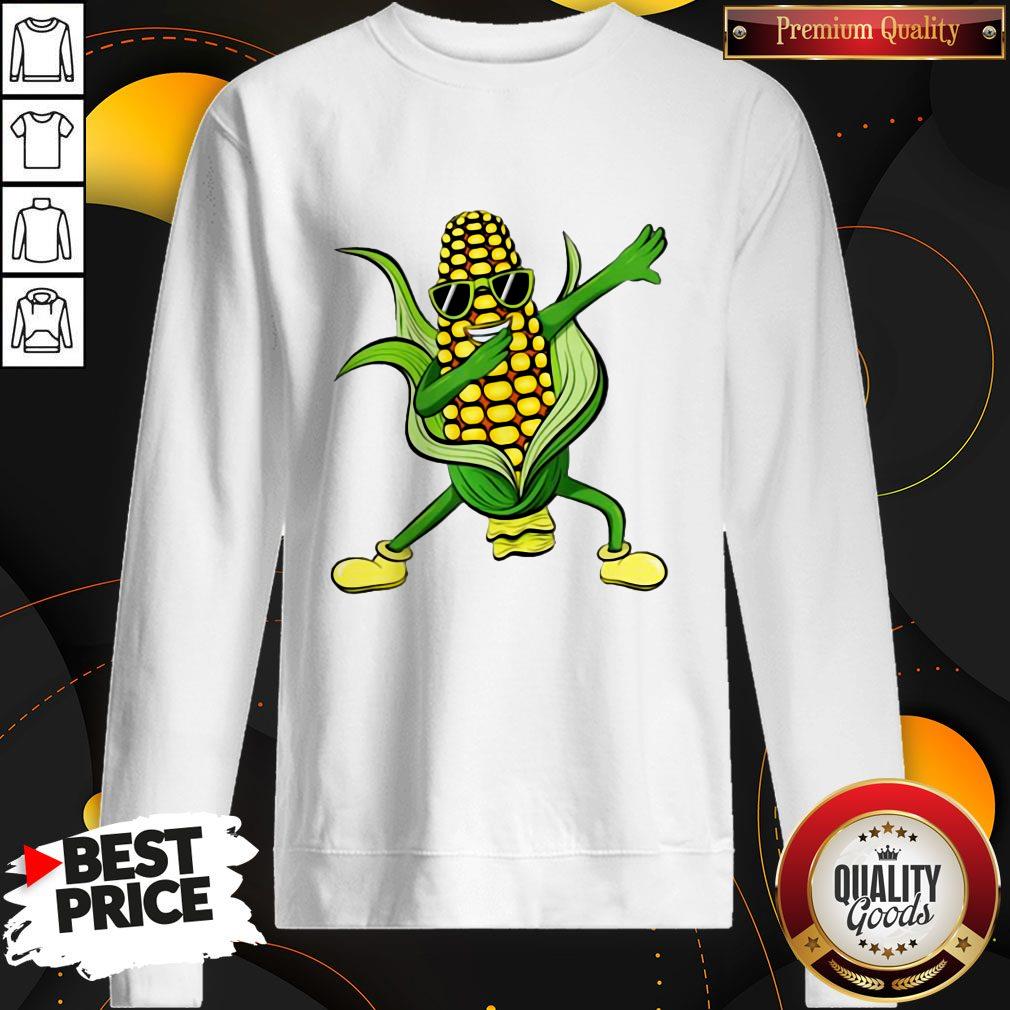 Dabbing Corn Cob Dancing Farm Classic Shirt - Image 5