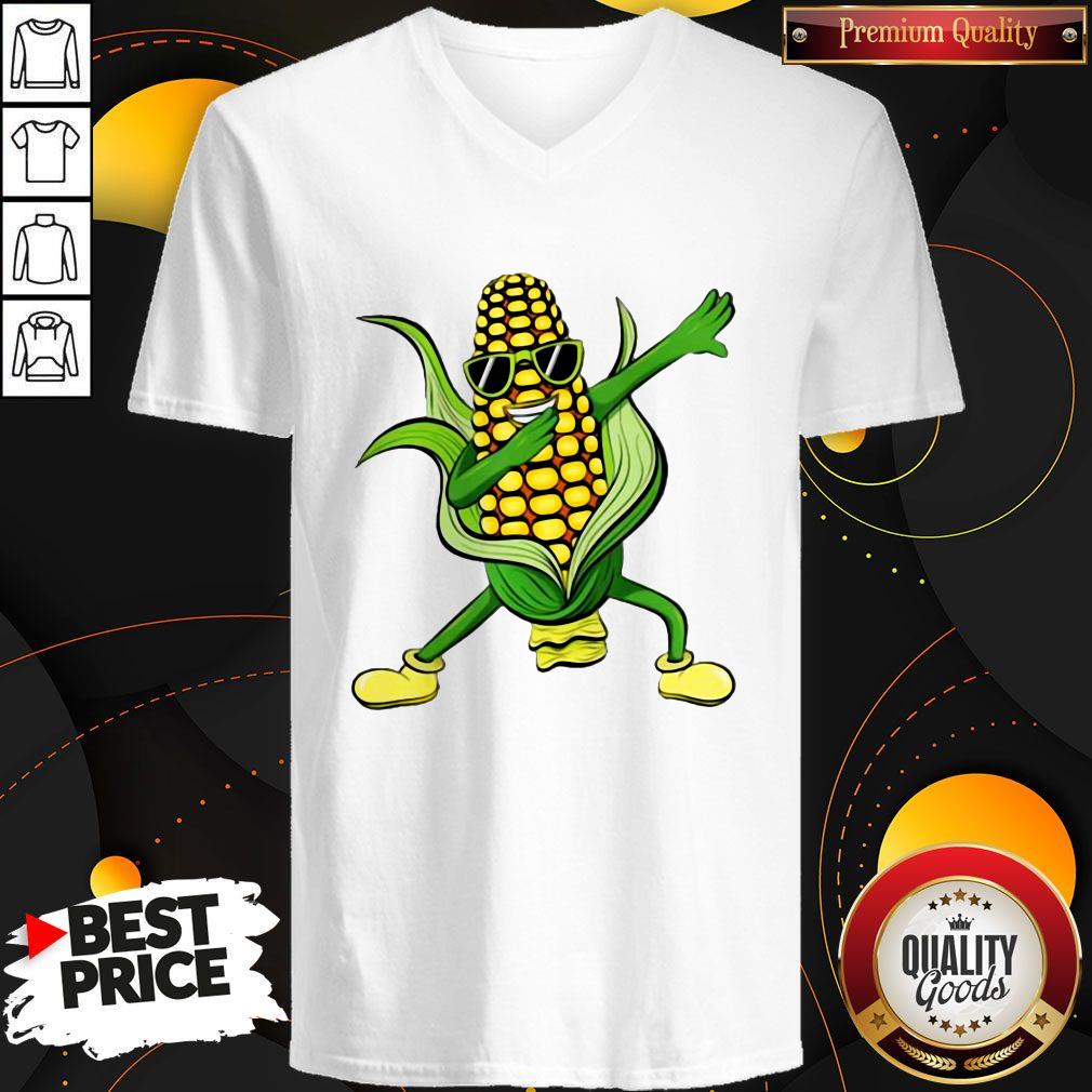 Dabbing Corn Cob Dancing Farm Classic Shirt - Image 3