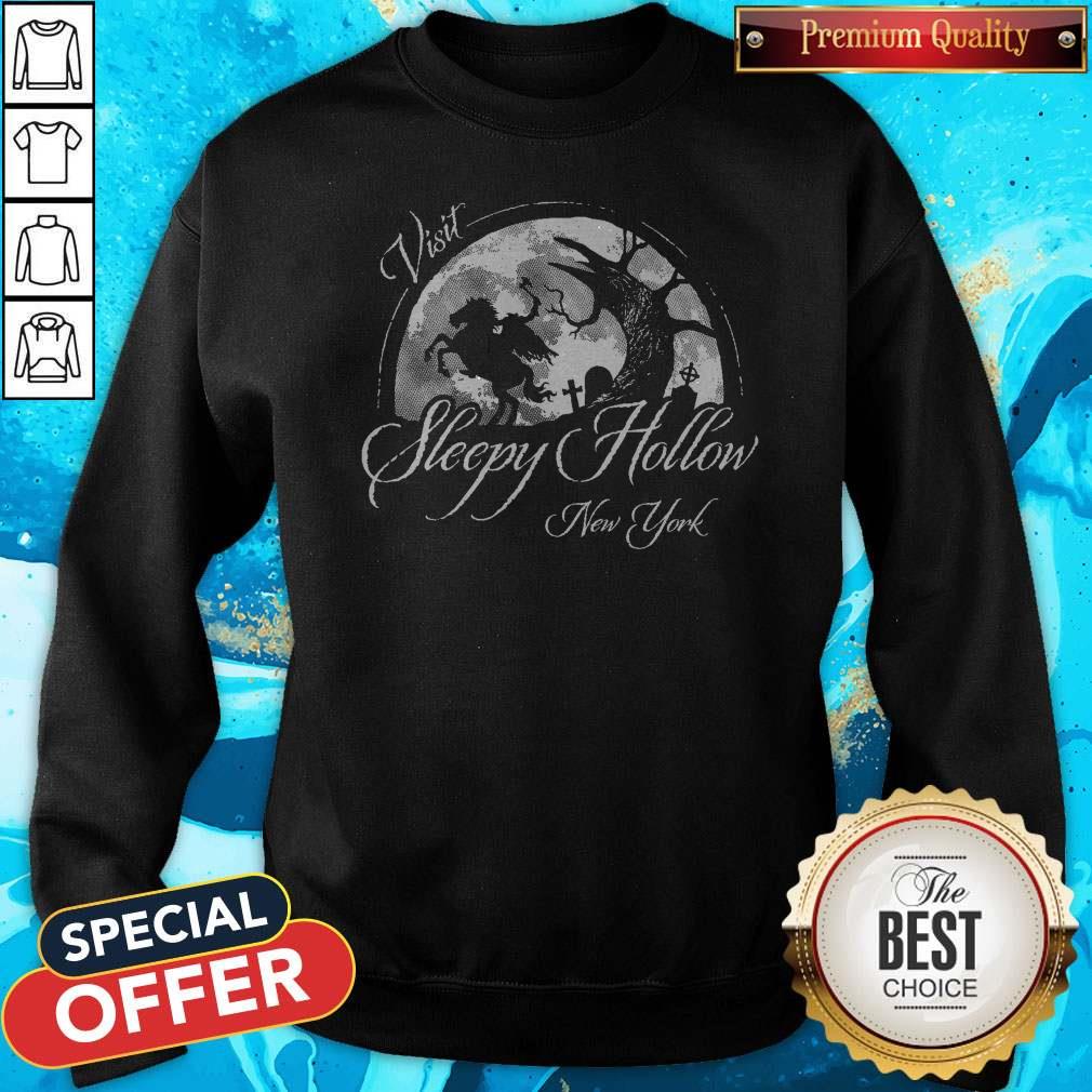 Nice Visit Sleepy Hollow New York Halloween Shirt - Image 4