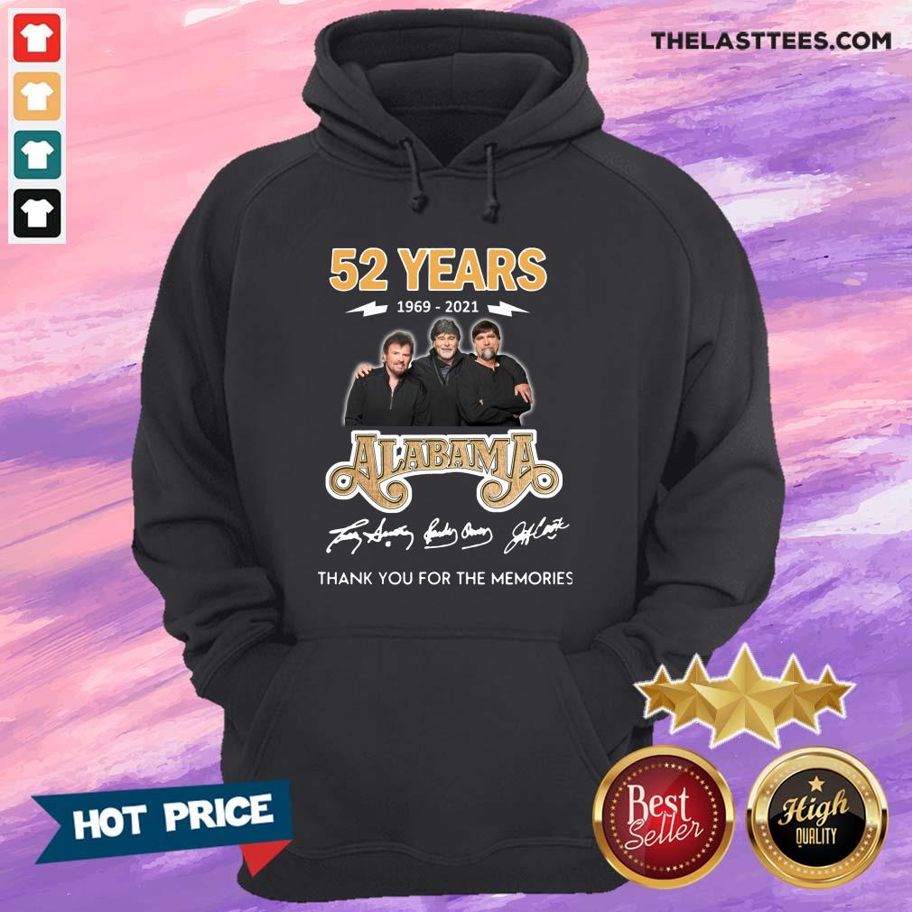 Top 52 Years 1969 2021 Alabama Thank You For The Memories Signatures Shirt - Image 5