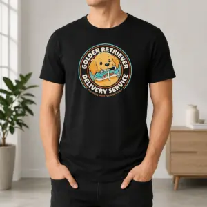 Top Golden Retriever Delivery Service Shirt