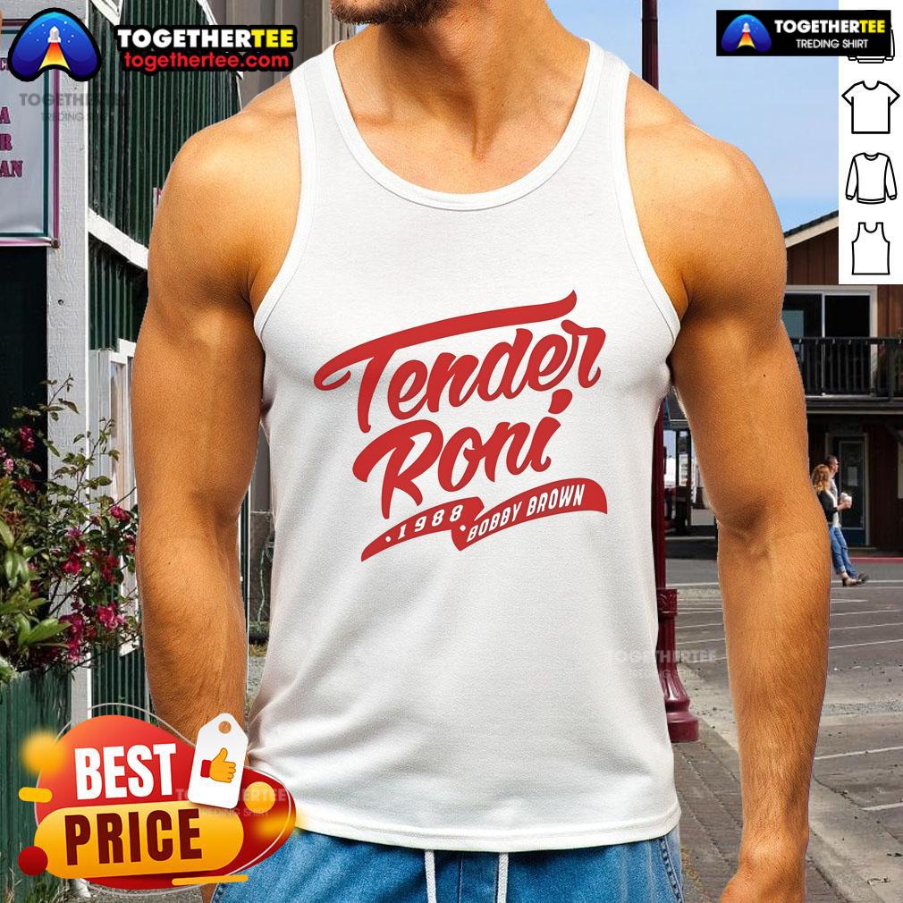 Official Tender Roni 1988 Bobby Brown T-Shirt - Image 4