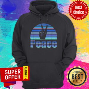 Alternative view of Peace Tshirt Retro Love 60's 70's Shirt