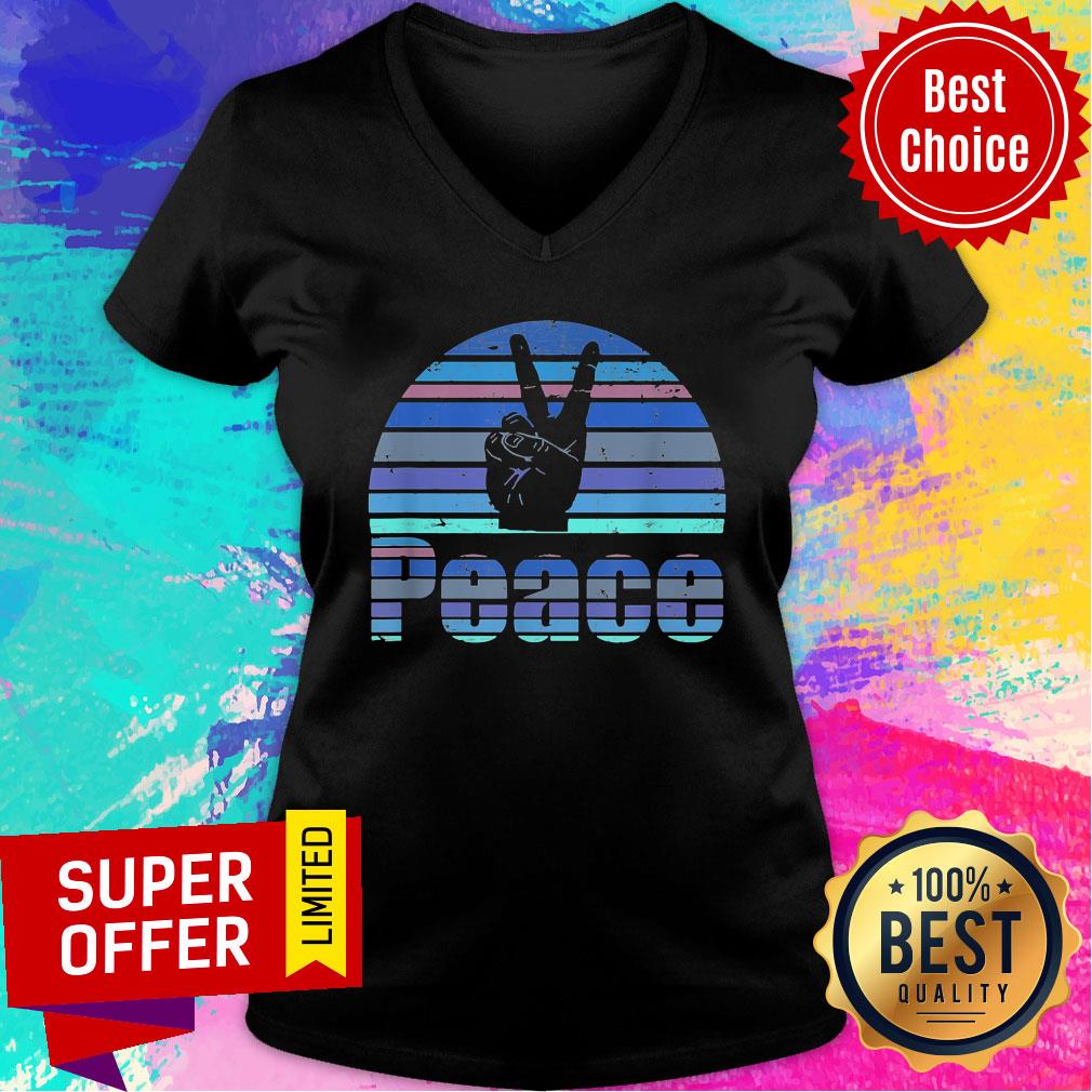 Peace Tshirt Retro Love 60's 70's Shirt - Image 3
