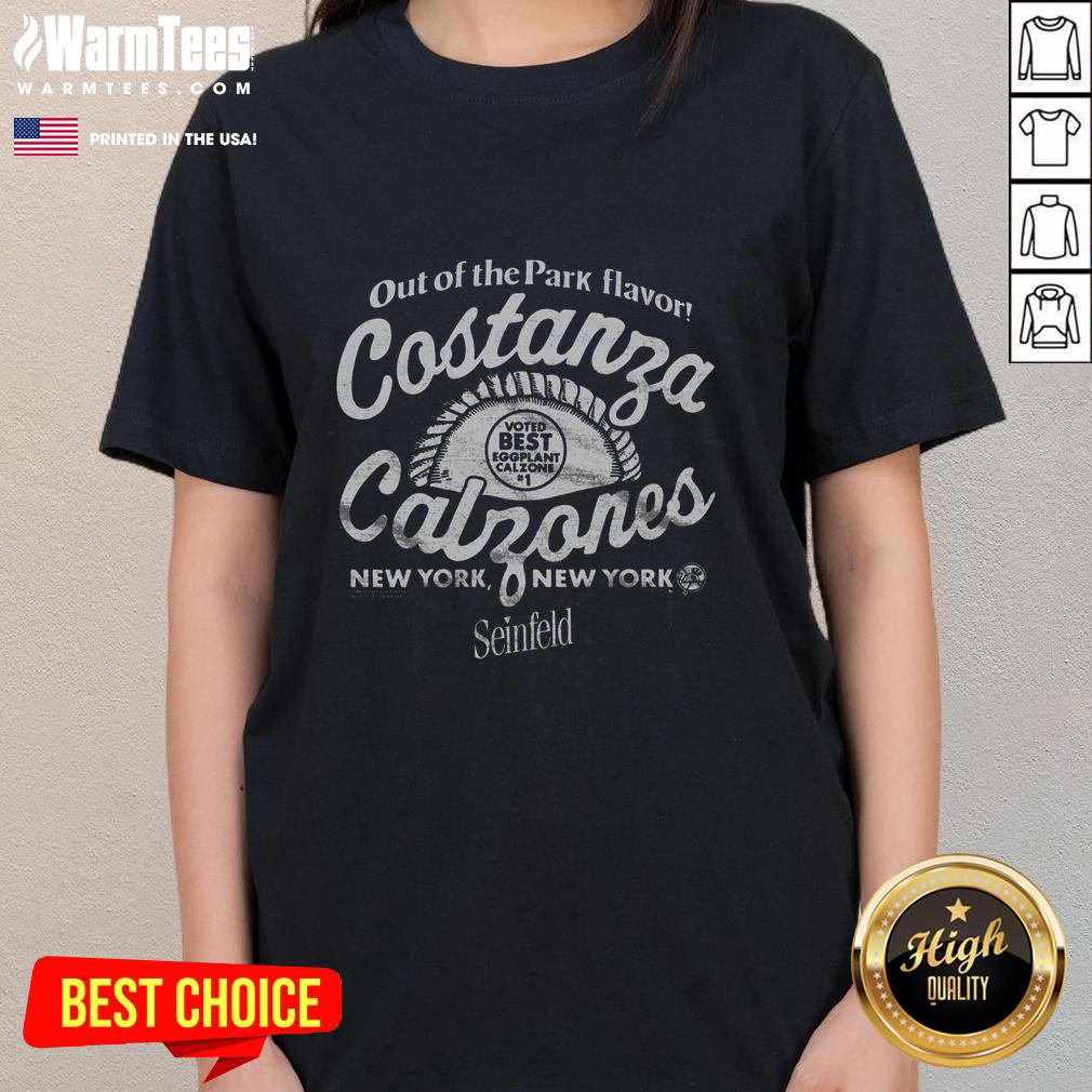 Awesome Seinfeld X New York Yankees Costanza's Calzones T-Shirt - Image 3