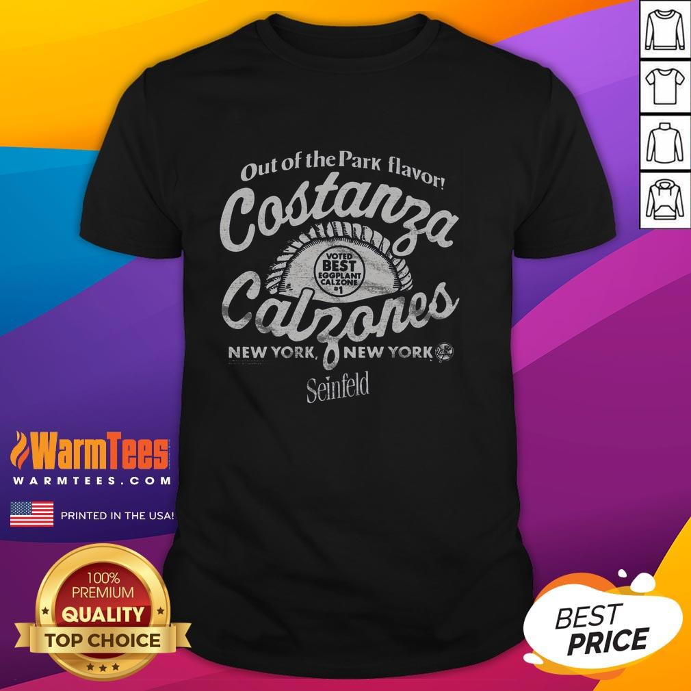 Awesome Seinfeld X New York Yankees Costanza's Calzones T-Shirt