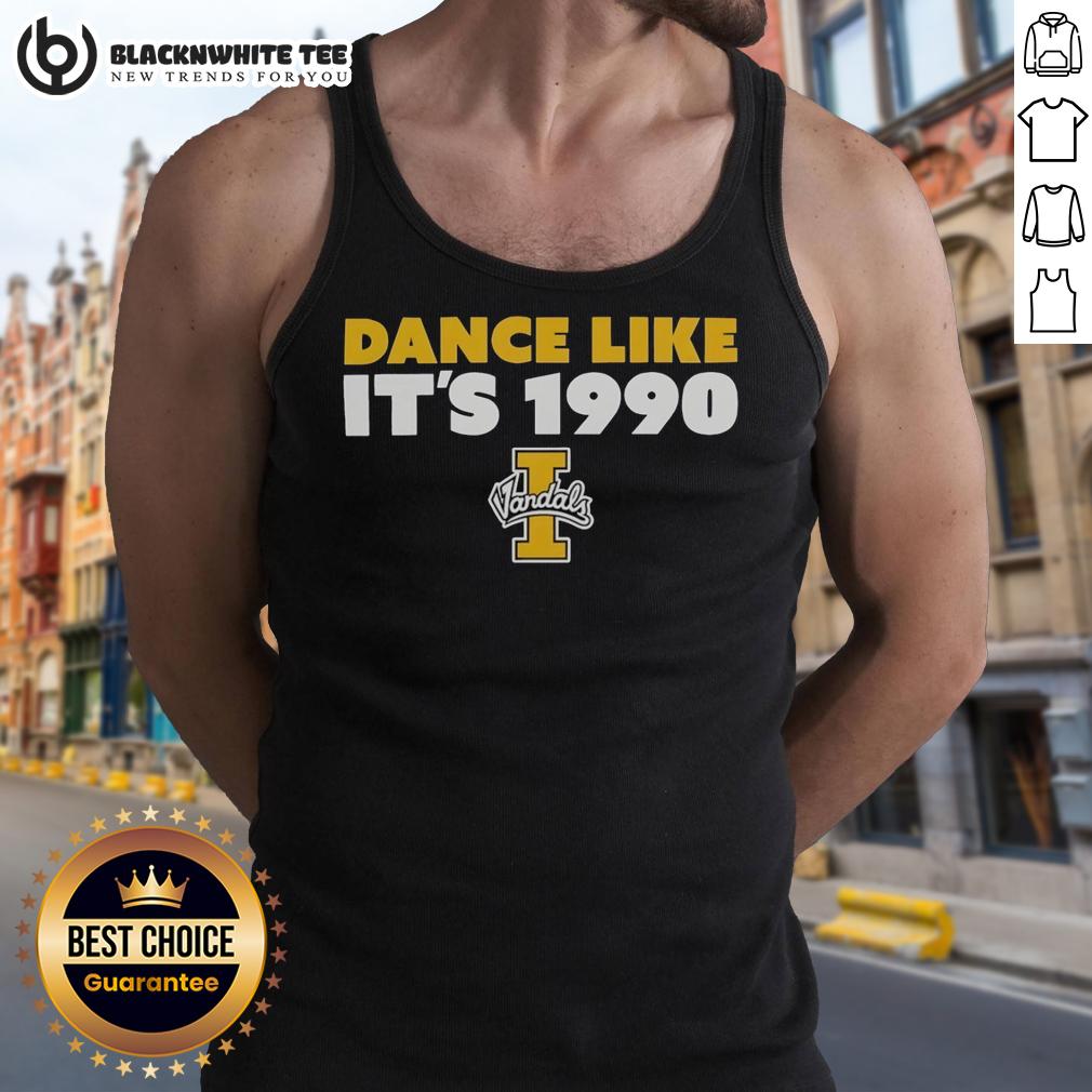 Nice Idaho Vandals Men's Basketball Dance Like It's 1990 T-Shirt - Image 4