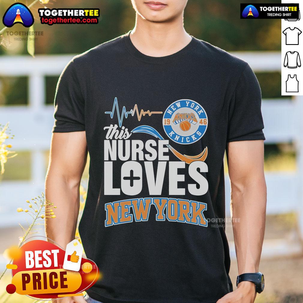 Official This Nurse Loves New York Knicks 1946 T-Shirt