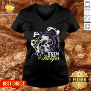Alternative view of Grim Reefer Marijuana Shirt