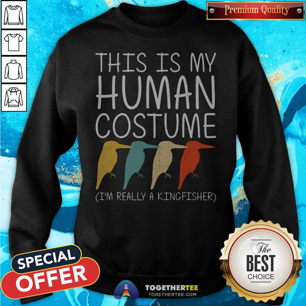 Official Kingfisher Halloween Human Costume Bird Animal Easy DIY Gift Shirt - Image 4