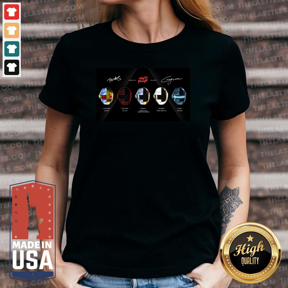Nice The Lonely Robot’s Guide To Daft Punk Signatures Shirt - Image 2