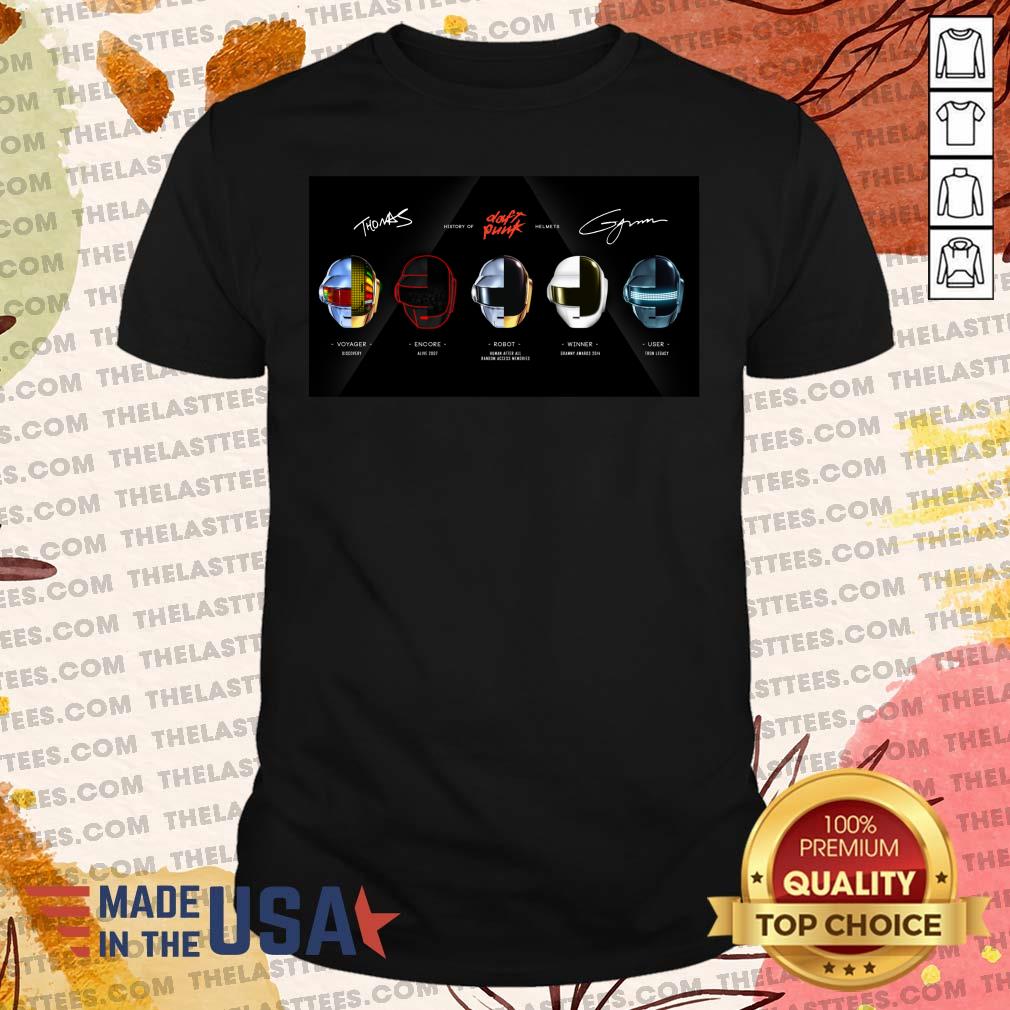 Nice The Lonely Robot’s Guide To Daft Punk Signatures Shirt
