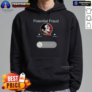 Alternative view of Awesome FSU Potential Fraud Phone Screen Displaying T-Shirt