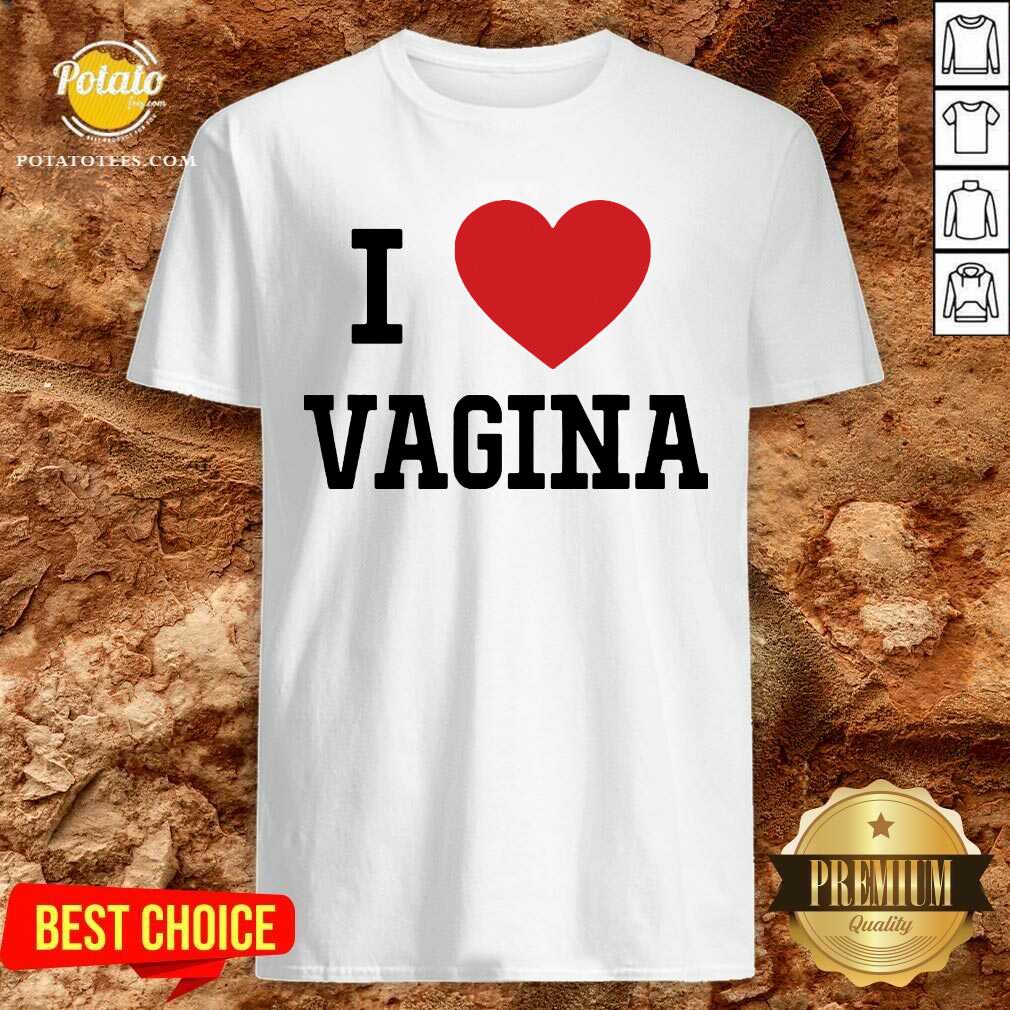 Official I Love Vagina Heart T-Shirt