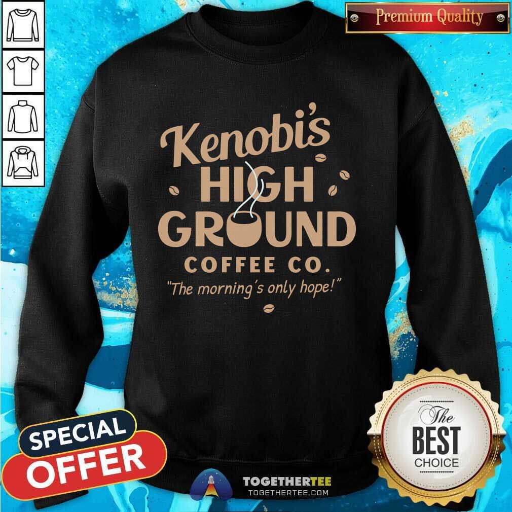 Premium Kenobi's High Ground Coffee Co T-Shirt - Image 5